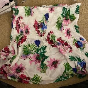 floral crop top